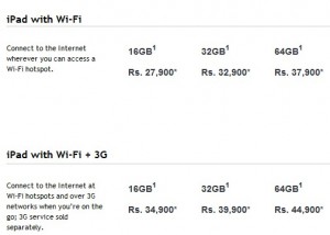 iPad prices in India iPad prices in India