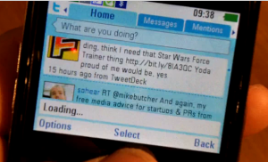 INQ Chat 3G Twitter client INQ Chat 3G Twitter client