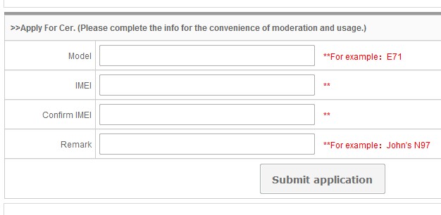 Apply for .key and .cer file Apply for .key and .cer file