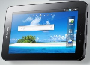 Samsung Galaxy Tab photos front Samsung Galaxy Tab photos front