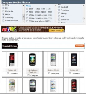 Advanced Mobile comparison Advanced Mobile comparison