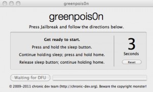 Greenpois0n RC5 jailbreak Greenpois0n RC5 jailbreak