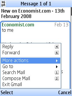 gmail java application